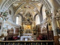 LeÃâºniÃÂ³w, Poland, July 31, 2023: Marian Sanctuary, Family Blessings in LeÃâºniÃÂ³w. Interior, main altar